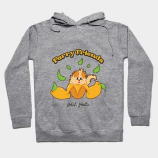 MangopPup: furry friends, fresh fruits Hoodie